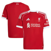Adidas Liverpool Youth 2025/26 Home Replica Jerseys - Red