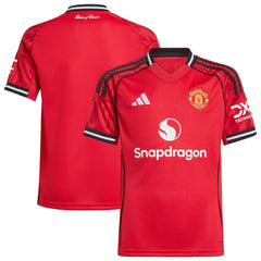 Adidas Manchester United Youth Home 2025/26 Replica Jerseys - Red