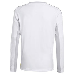 Adidas Real Madrid Youth 2025/26 Home Replica Long Sleeve Jerseys - White