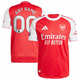 Adidas Arsenal 2025/26 Home Custom Jerseys - Red