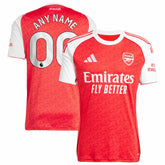 Adidas Arsenal 2025/26 Home Replica Custom Jerseys - Red