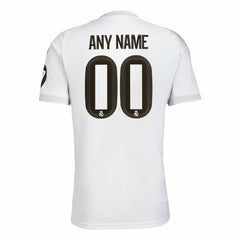 Adidas Real Madrid 2025/26 Home Replica Custom Jerseys - White