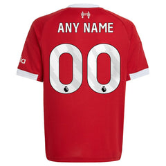 Adidas Liverpool Youth 2025/26 Home Custom Replica Jerseys - Red