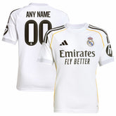 Adidas Real Madrid Youth 2025/26 Home Replica Custom Jerseys - White