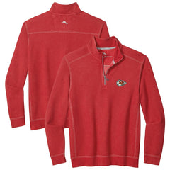 Kansas City Chiefs Big & Tall Montego Bay Half-Zip Pullover Red - Tommy Bahama