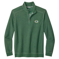 Green Bay Packers Big & Tall Montego Bay Half-Zip Pullover Green - Tommy Bahama