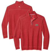 San Francisco 49ers Big & Tall Montego Bay Half-Zip Pullover Scarlet - Tommy Bahama