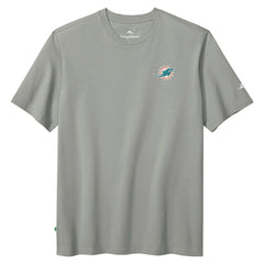 Miami Dolphins Huddle & Hang Tens T-Shirt Gray - Tommy Bahama