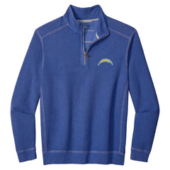 Los Angeles Chargers Sport Tobago Half-Zip Pullover Royal - Tommy Bahama