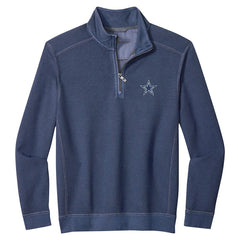 Dallas Cowboys Sport Tobago Half-Zip Pullover Navy - Tommy Bahama