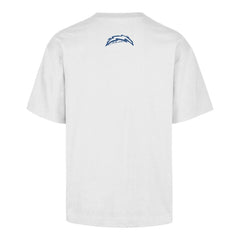 Los Angeles Chargers '47 Unisex I Love Guys Who Like Football Foundation T-Shirt White - 47 brand
