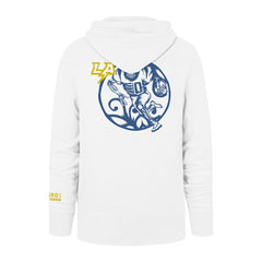 Los Angeles Chargers '47 La Familia Headline Pullover Hoodie White - 47 brand