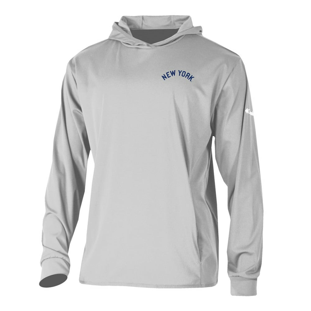 New York Yankees Columbia Long Drive Pullover Hoodie Lifestyle