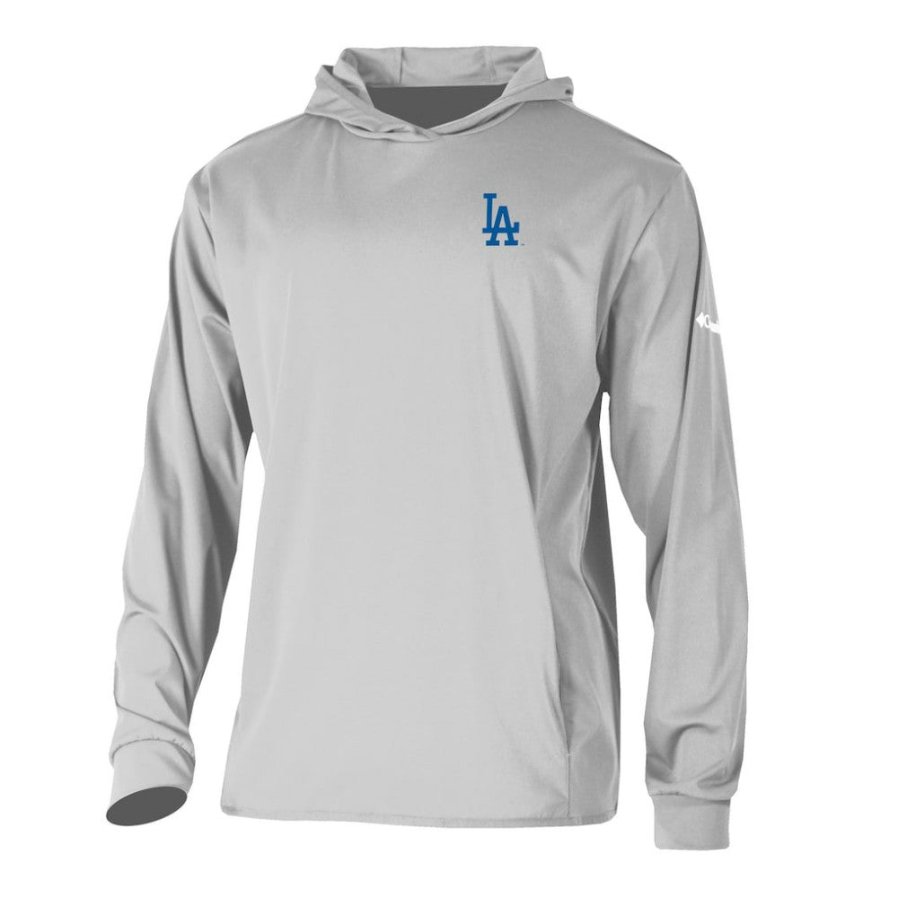 Los Angeles Dodgers Columbia Long Drive Pullover Hoodie On Sale
