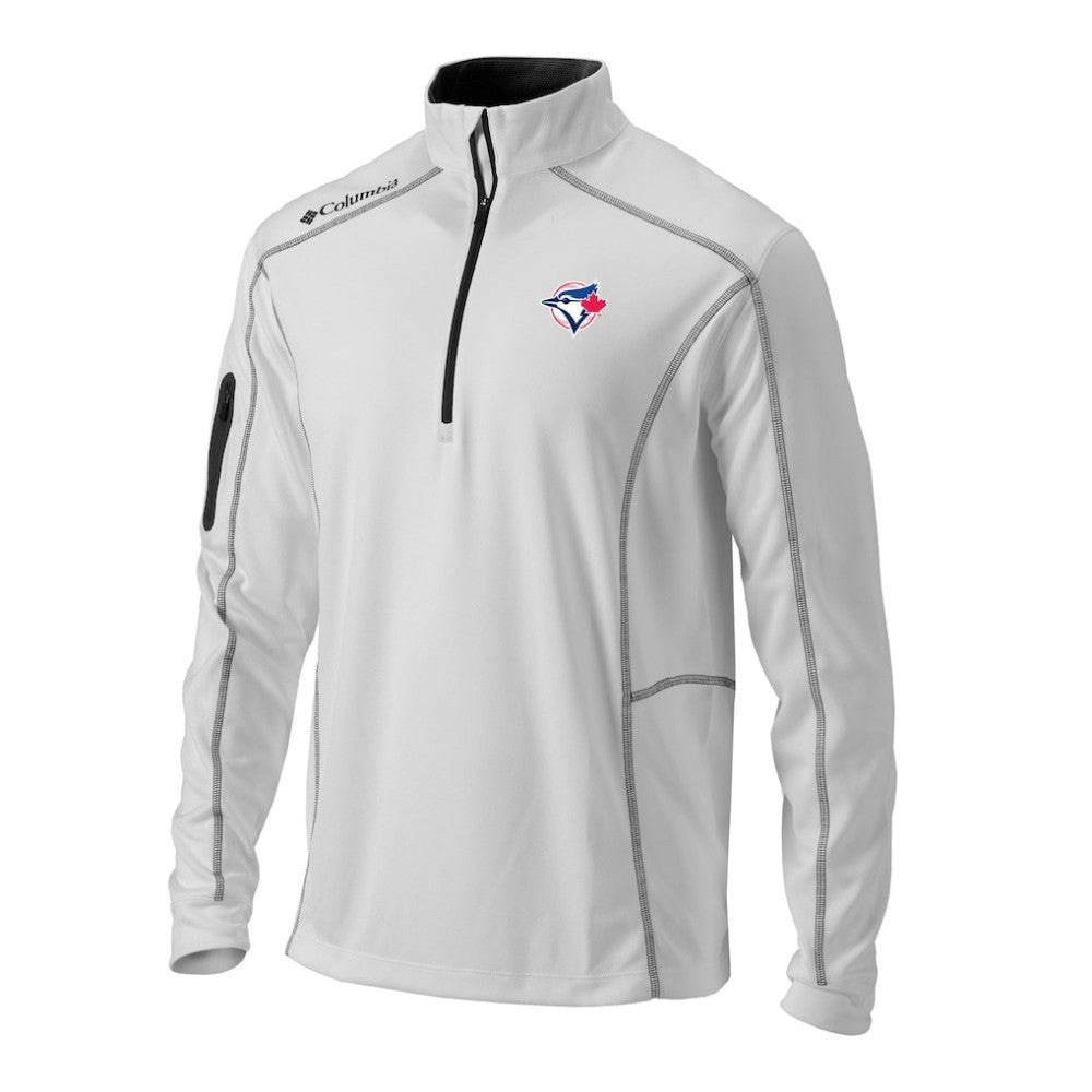 Toronto Blue Jays Columbia Omni-Wick Shotgun Quarter-Zip Pullover Online
