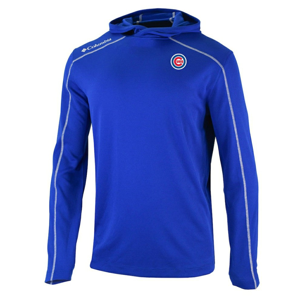 Chicago Cubs Columbia Omni-Wick Shotgun Pullover Hoodie On Sale