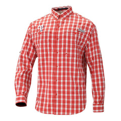 Texas Rangers Columbia Super Tamiami Omni-Shade Long Sleeve Button-Down Shirt Clearance