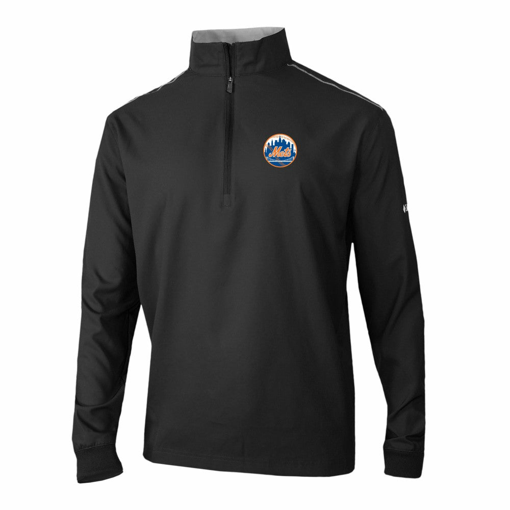 New York Mets Columbia Omni-Wick Bogey's Paradise Quarter-Zip Pullover On Sale