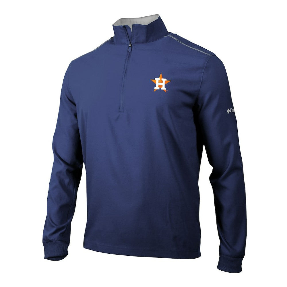 Houston Astros Columbia Omni-Wick Bogey's Paradise Quarter-Zip Pullover Clearance