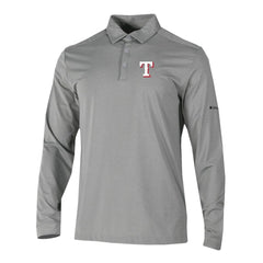 Texas Rangers Columbia Omni-Wick Pin High Long Sleeve Polo discount