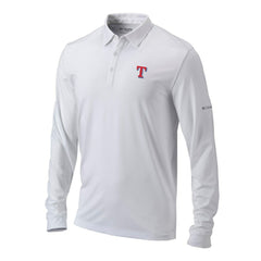 Texas Rangers Columbia Omni-Wick Pin High Long Sleeve Polo Near Me
