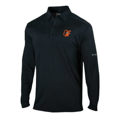 Baltimore Orioles Columbia Omni-Wick Pin High Long Sleeve Polo Online