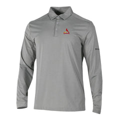 St. Louis Cardinals Columbia Omni-Wick Pin High Long Sleeve Polo Online