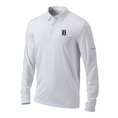 Detroit Tigers Columbia Omni-Wick Pin High Long Sleeve Polo Lifestyle