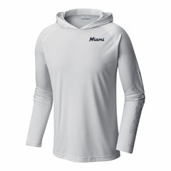 Miami Marlins Columbia Terminal Tackle Omni-Shade Pullover Hoodie Near Me