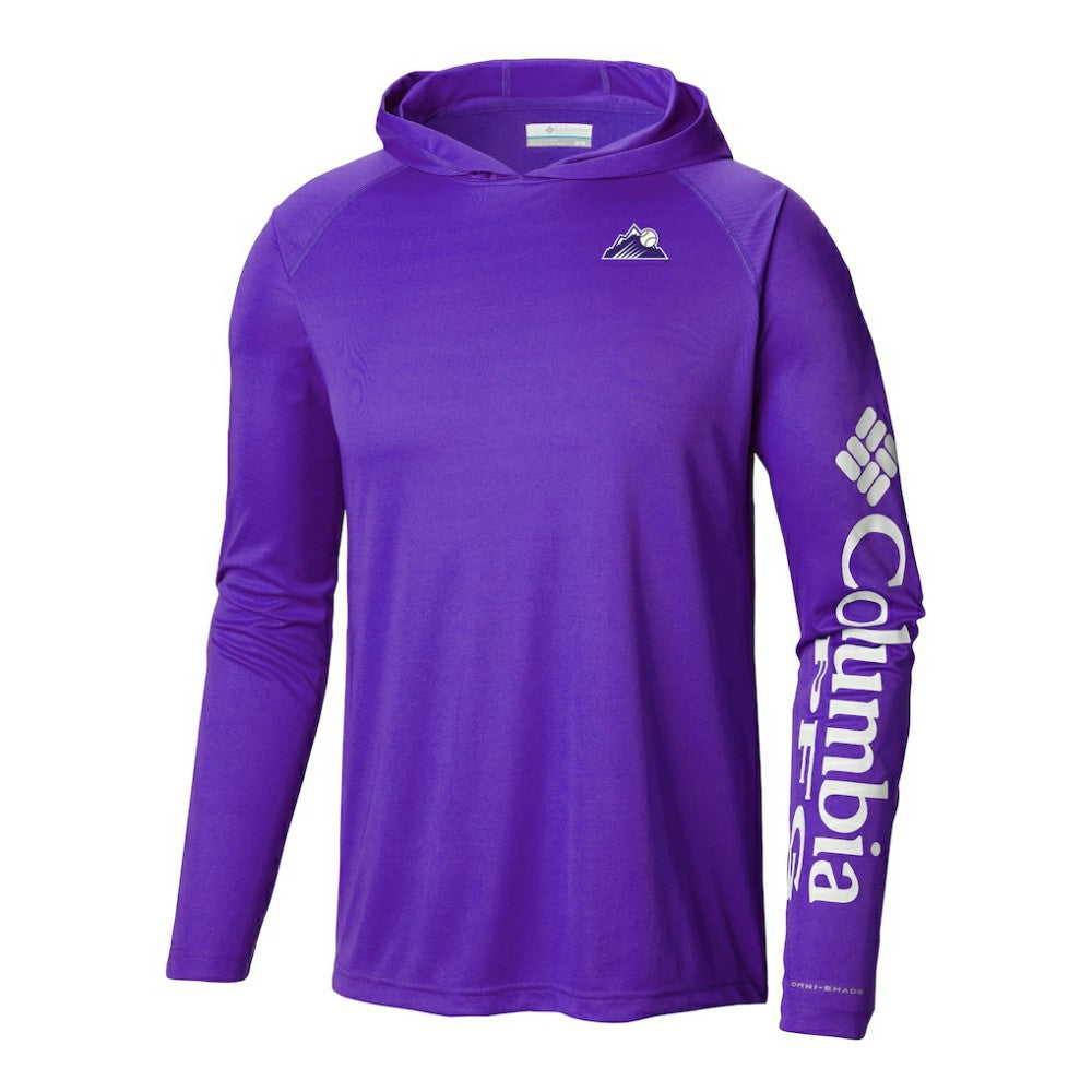 Colorado Rockies Columbia Terminal Tackle Omni-Shade Pullover Hoodie for sale