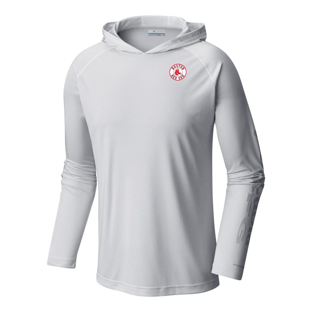 Boston Red Sox Columbia Terminal Tackle Omni-Shade Pullover Hoodie Sale