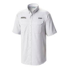 San Diego Padres Columbia Omni-Wick Low Drag Offshore Button-Up Shirt On Sale