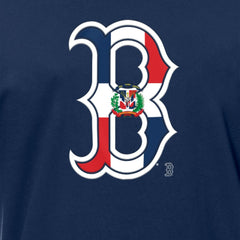 Boston Red Sox New Era Dominican Republic Flag Logo T-Shirt Clearance
