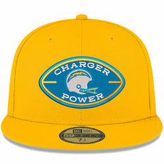 Los Angeles Chargers New Era Charger Power 59FIFTY Fitted Hat Gold - NFL