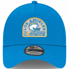 Los Angeles Chargers New Era Charger Power A-Frame 9FORTY Trucker Adjustable Hat Powder Blue - NFL