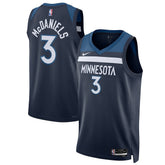 Nike - Jaden McDaniels Minnesota Timberwolves Unisex Swingman Player Jersey - Icon Edition - Navy