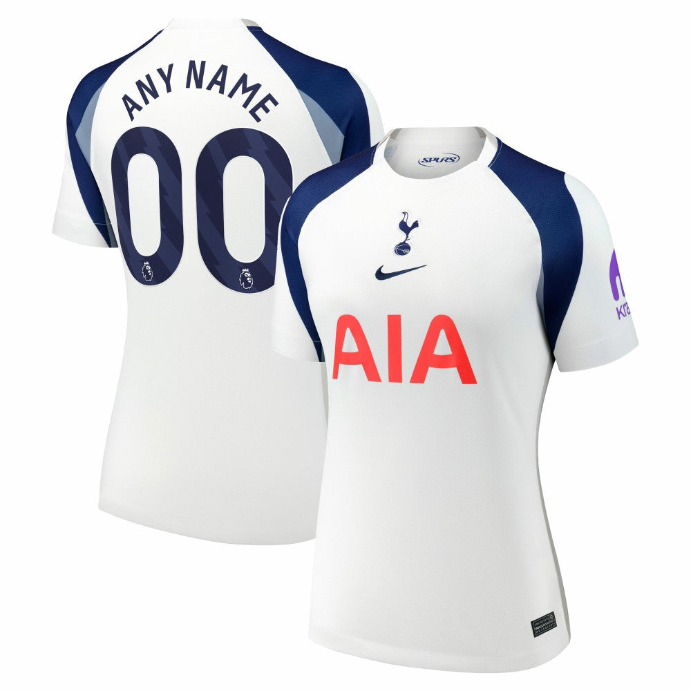 Nike Tottenham Hotspur Women's 2025/26 Home Replica Custom Jerseys - White
