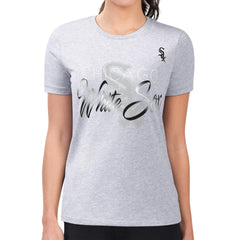 Chicago White Sox G-III 4Her by Carl Banks Women's Super-Slim Fit Lightweight Shadow Logo Graphic T-Shirt Near Me