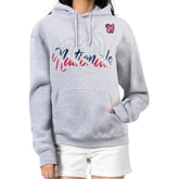Washington Nationals G-III 4Her by Carl Banks Women's Shadow Logo Graphic Pullover Hoodie discount