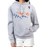 New York Mets G-III 4Her by Carl Banks Women's Shadow Logo Graphic Pullover Hoodie Lifestyle