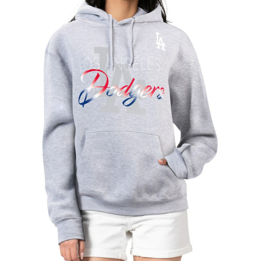 Los Angeles Dodgers G-III 4Her by Carl Banks Women's Shadow Logo Graphic Pullover Hoodie Online