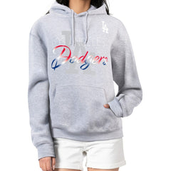 Los Angeles Dodgers G-III 4Her by Carl Banks Women's Shadow Logo Graphic Pullover Hoodie Online