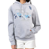 Tampa Bay Rays G-III 4Her by Carl Banks Women's Shadow Logo Graphic Pullover Hoodie On Sale