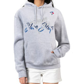 Toronto Blue Jays G-III 4Her by Carl Banks Women's Shadow Logo Graphic Pullover Hoodie Sale