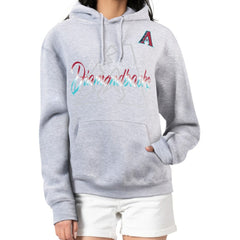 Arizona Diamondbacks G-III 4Her by Carl Banks Women's Shadow Logo Graphic Pullover Hoodie On Sale