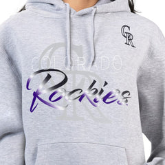Colorado Rockies G-III 4Her by Carl Banks Women's Shadow Logo Graphic Pullover Hoodie discount