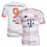 Adidas Harry Kane Bayern Munich 2025/26 Away Replica Player Jerseys - White