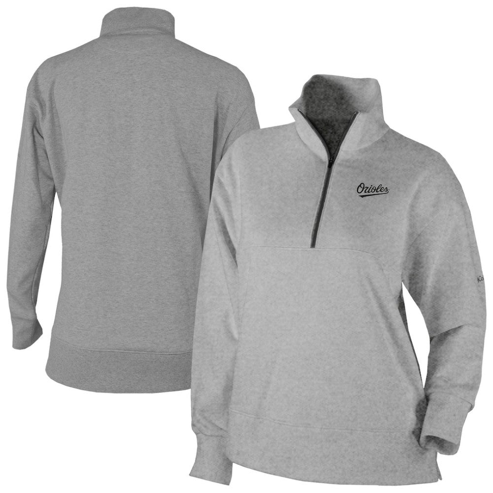 Baltimore Orioles Columbia Women's Birchwood Hills Quarter-Zip Pullover On Sale