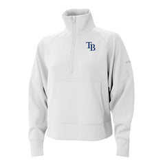 Tampa Bay Rays Columbia Women's Wickhams Hills Raglan Omni-Wick Quarter-Zip Pullover discount