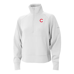 Chicago Cubs Columbia Women's Wickhams Hills Raglan Omni-Wick Quarter-Zip Pullover for sale